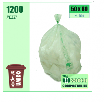 Sacchi Biodegradabili cm. 50x60